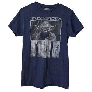 Mens Yoda Star Wars Free Words of Wisdom Size Small